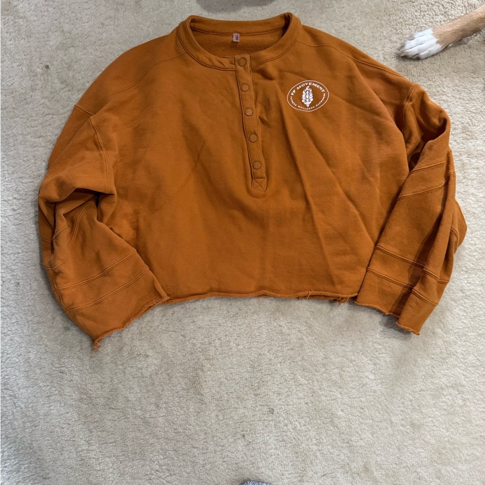 EUC cropped pullover